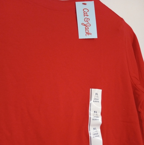 Cat & Jack long sleeve top with pull on denim pants Set Boys size 14/16 - Picture 3 of 10